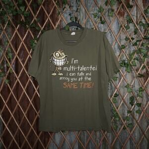 XL - Vintage Y2K I’m multi talented 00s humor parody t-shirt